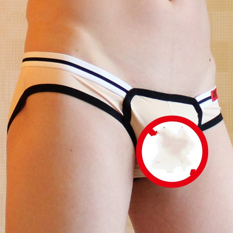 Men's underwear ice silk low waist thin summer