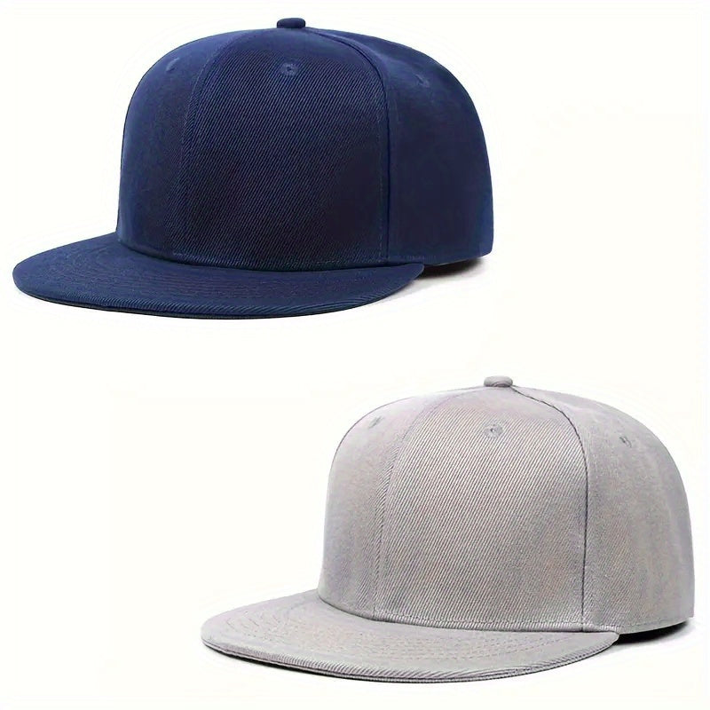 2PCS Embroidery Baseball Caps For Men Fashion Hip Hop Snapback Hat