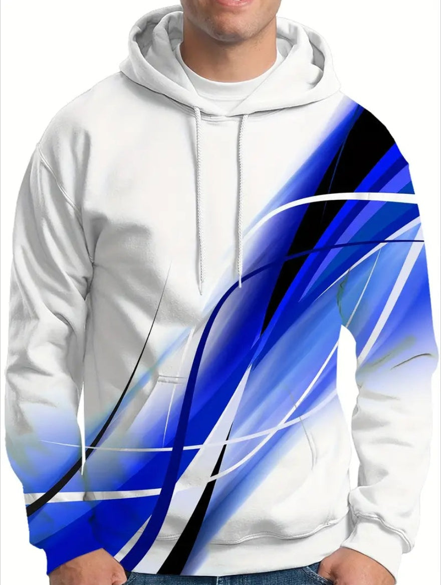 Autumn Hooded Loose Sweater Men