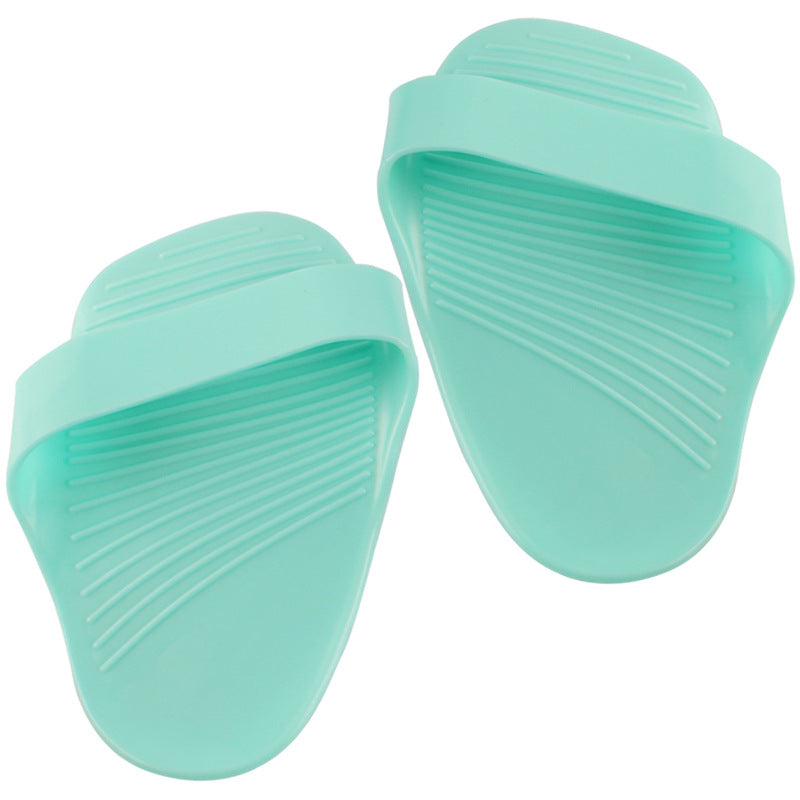 Silicone Hand Protector Sports Fitness Dumbbell Weightlifting Silicone Gloves Anti-wear