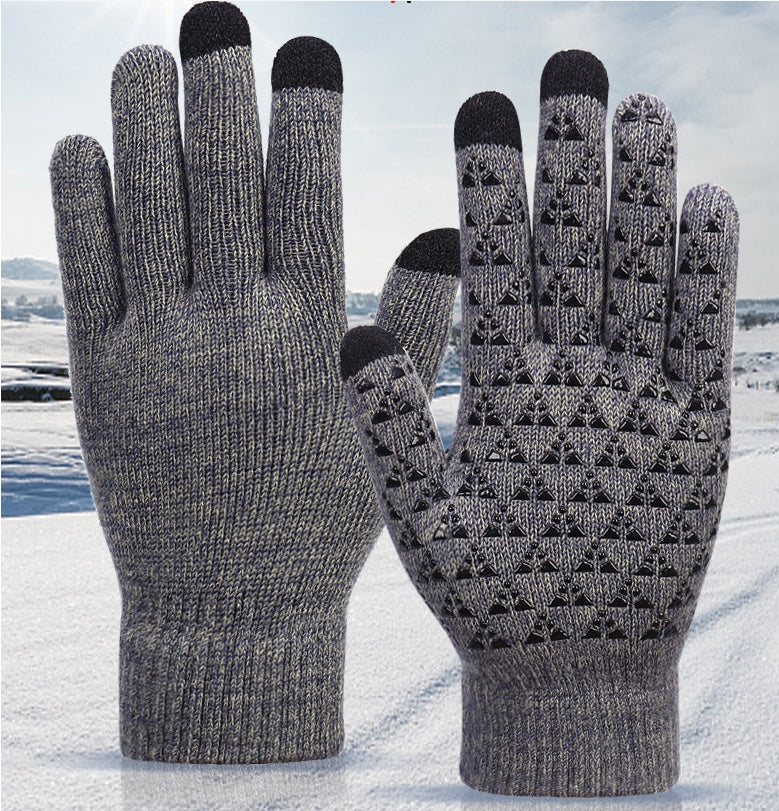 Warm And Fleece Gloves For Men Women In Autumn Winter