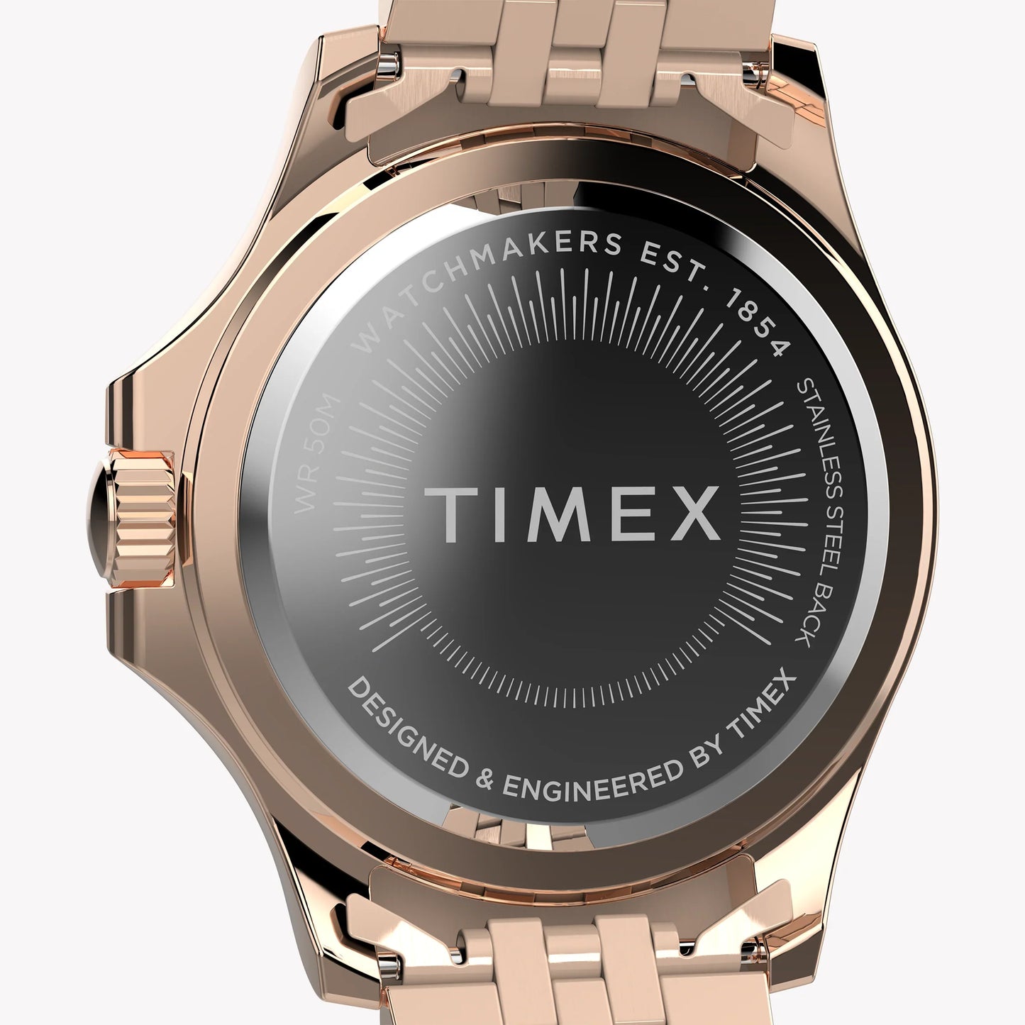 Timex Women's Rose Gold Watch, Crystal Accents | T2P2041J-3