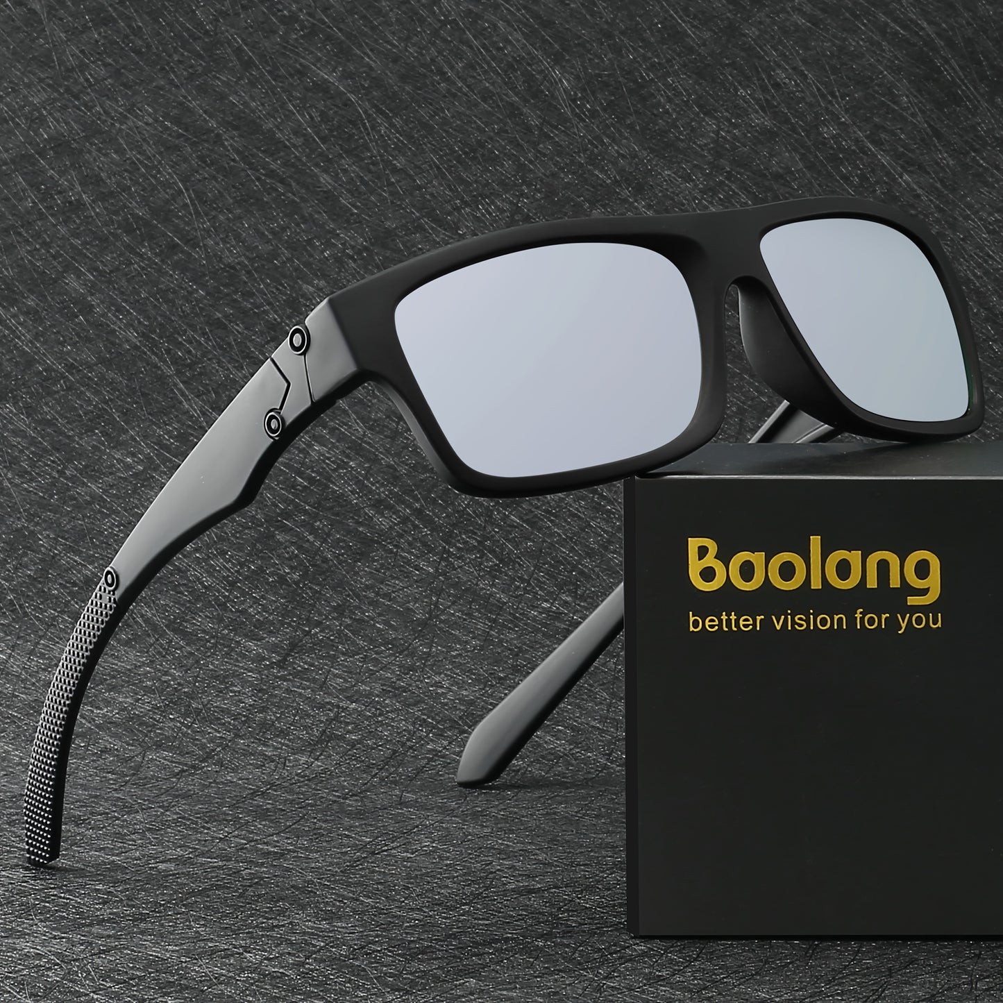 Baolang, Fantasy Exquisite Classic Square Polarized Sunglasses, For Men Women Casual Business Outdoor Sports Party Vacation Travel Driving Fishing Supply Photo Prop, Ideal Choice For Gift