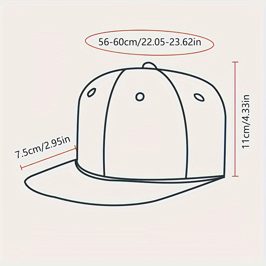 9pcs Adjustable Men'S Baseball Caps - Lightweight, Woven Polyester Snapback Hats for Outdoor Sports and Daily Wear, Machine Washable, All-Season Fit