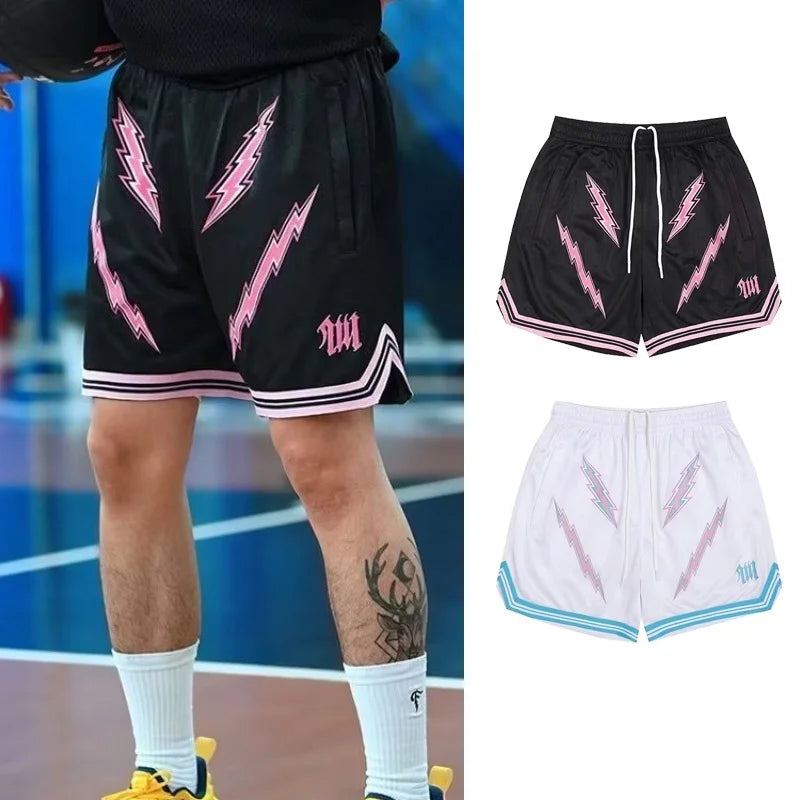Men's Shorts Summer Breathable Men Women Basketball Shorts Loose American Quasi-training Running Sports Five-point Pants