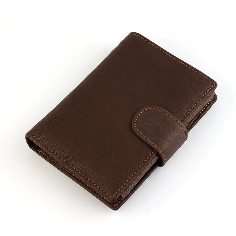 2022 New Leather Men Wallets Genuine Cow Leather 14 Card Holders Short Men Purse High Quality Male Wallet Can be Used Forever