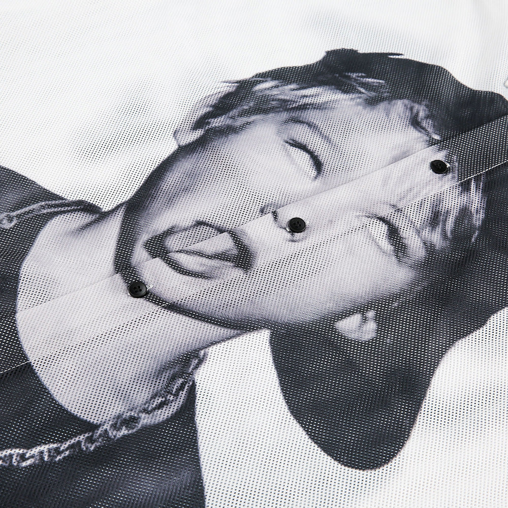 Creative Fashion Short-sleeved Shirt For Men And Women