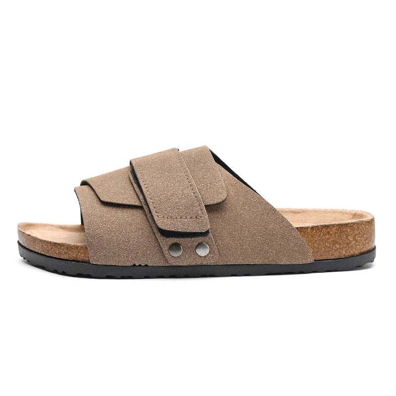 Man's Leather Sandal for Men Beach Sandals Men 2025 Designer Men's Shoes Men's Comfortable Slipper Original Brands Shoes Summer
