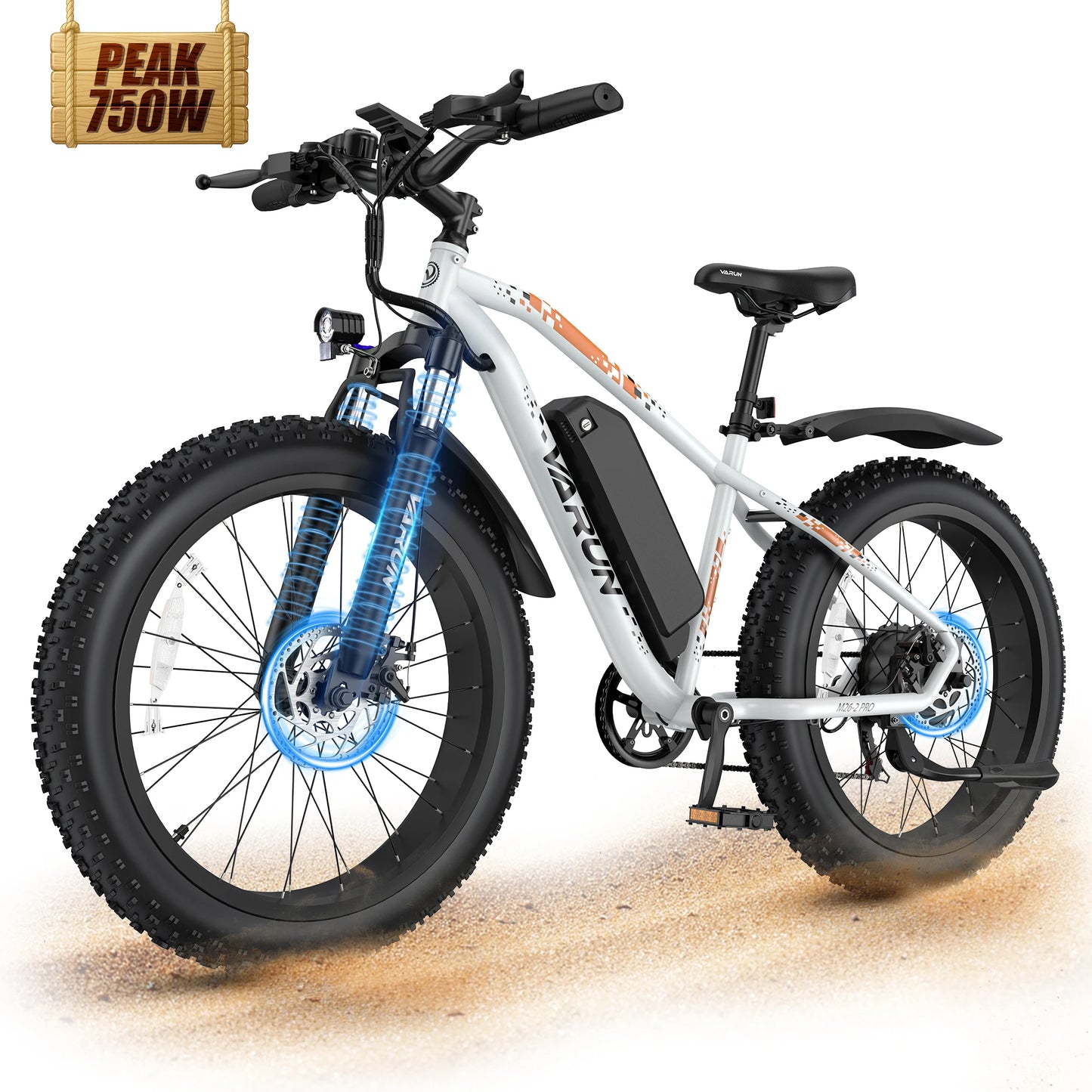 26inch E-Bike for Adults 500W Motor 7-Speed Mountain Electric Bicycle Off-road E-BIKE Urban/Cruise Riding