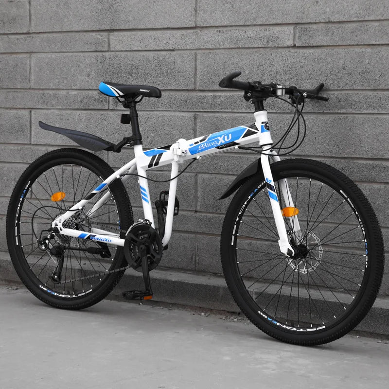 Bike Folding Mountain Bike Double Shock Absorption