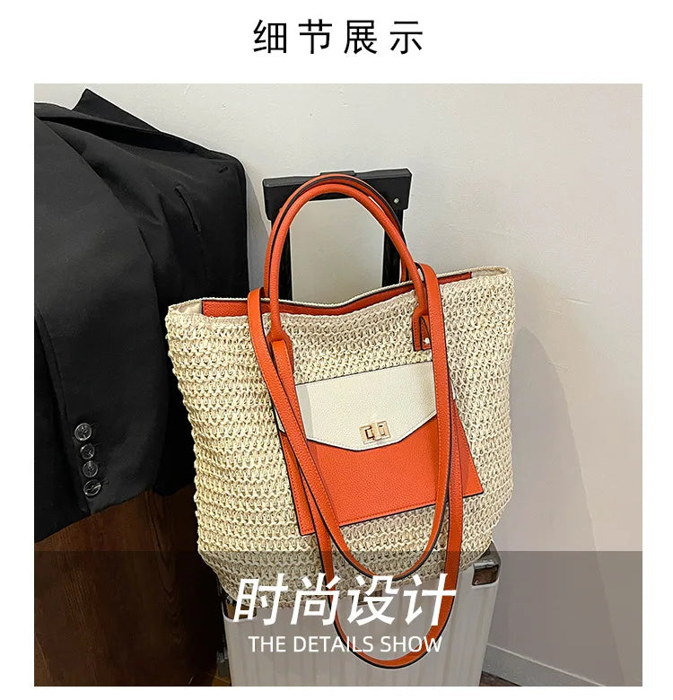 2025 New Luxury Design Handbag for Women, A Woven Single-shoulder Women's Crossbody Tote Bag with A Sense of Sophistication