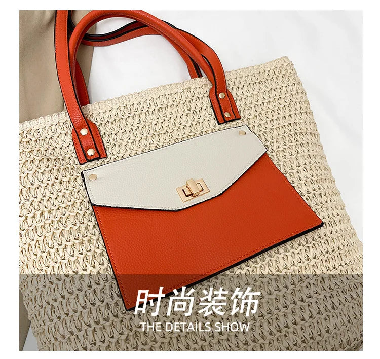 2025 New Luxury Design Handbag for Women, A Woven Single-shoulder Women's Crossbody Tote Bag with A Sense of Sophistication