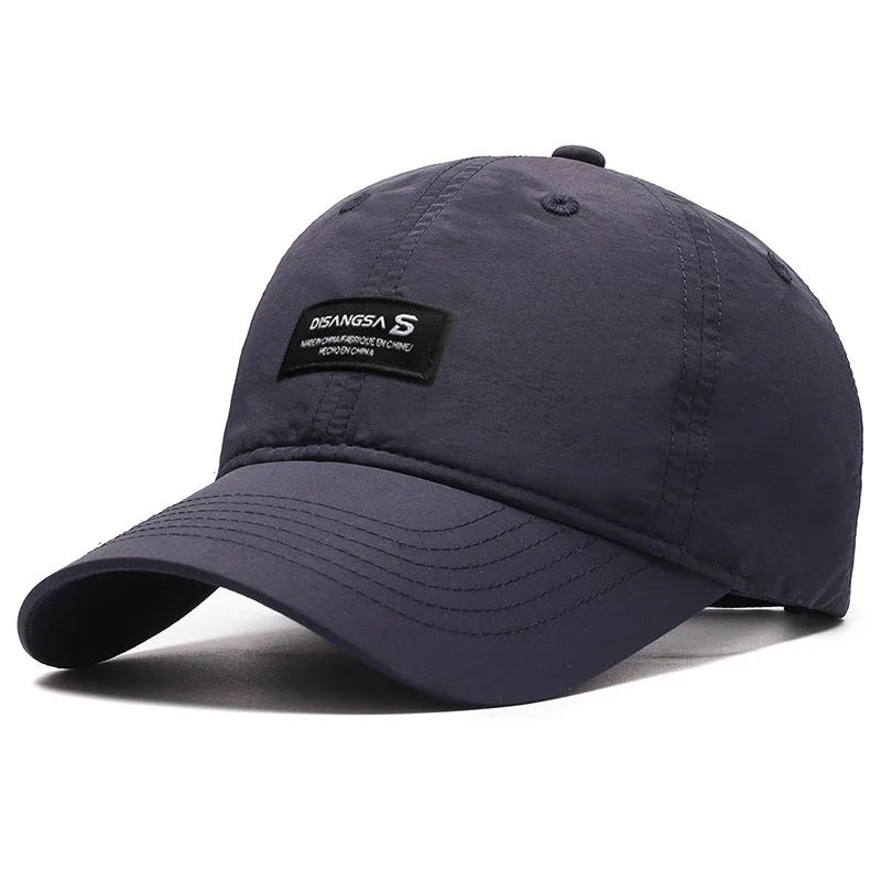 Caps For Men Breathable Sunshade Sunscreen Waterproof Quick-Dry Baseball Cap Male Outdoor Sports Running Light Thin Hat Fishing