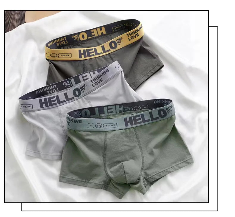 1-5PCS Men's underwear Breathable and comfortable quick drying elastic boxing shorts Men's underwear boxers