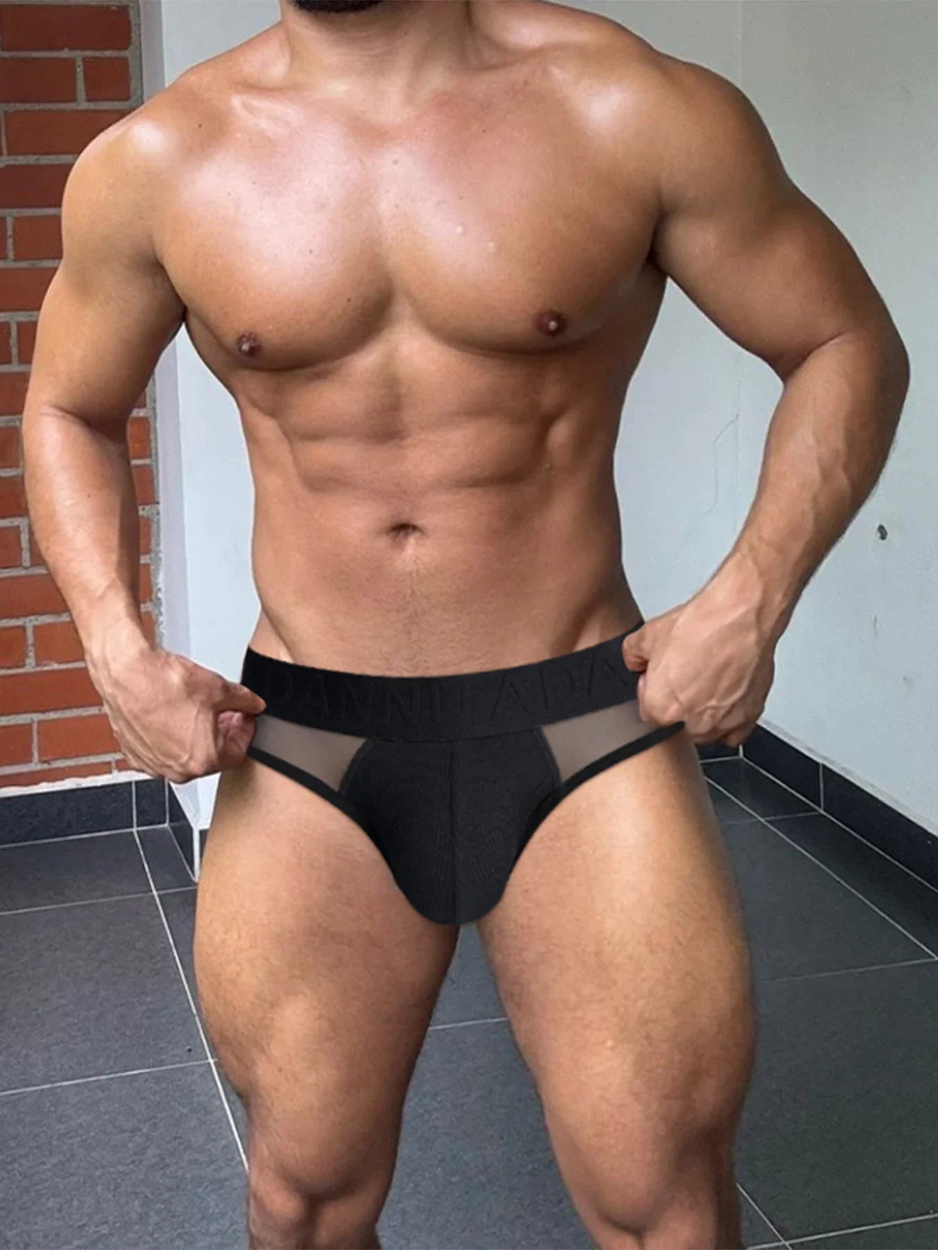 Transparent Men's Sexy Briefs Big U Pouch Underwear For Men Fashion Comfortable Soft Bikini Underpants Solid Color Male Panties