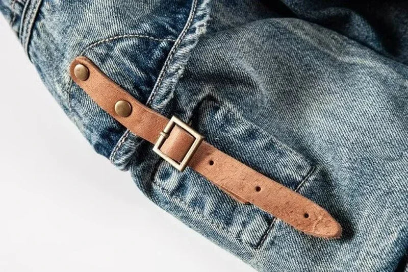 Men Ripped Jeans Shorts Y2K Streetwear Retro Trendy Straight Leg Mid Waist Denim Short Summer Designer Popular Original Pants