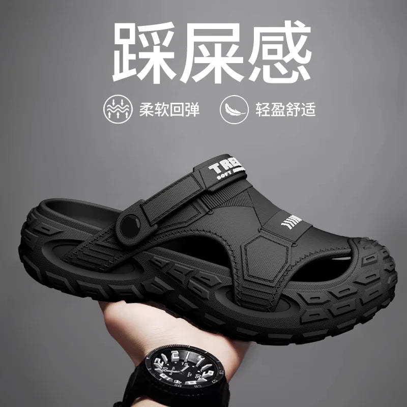 Men's Shoes Summer Luxury Sandals Slippers Flat Sandals Beach Slip on Shoes Man Sneakers Platform Beach Sports Sandals 47 Clogs