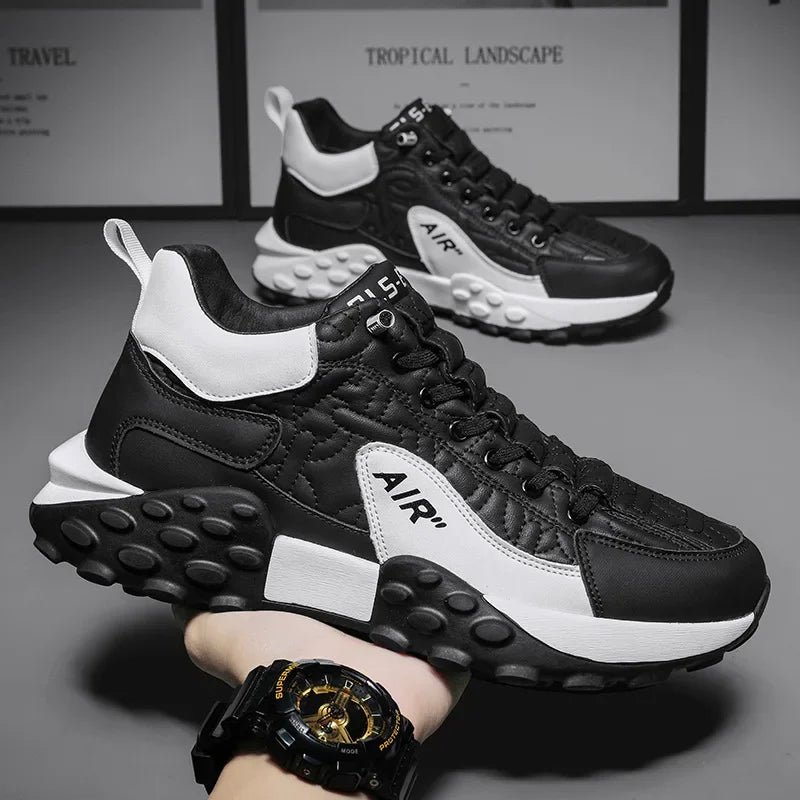 Brand Men's Sneakers Designer Comfortable Running Shoes for Men Outdoor Non-Slip Casual Shoes Fashion Platform Board Shoes Male