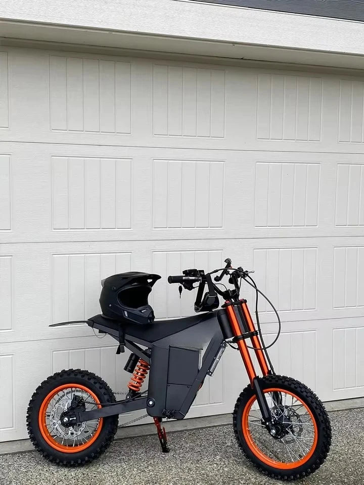 Electric-Dirt-Bike 14"/12" Tire 2000W Electric-Motorcycle with 48V 21AH Battery Ebike