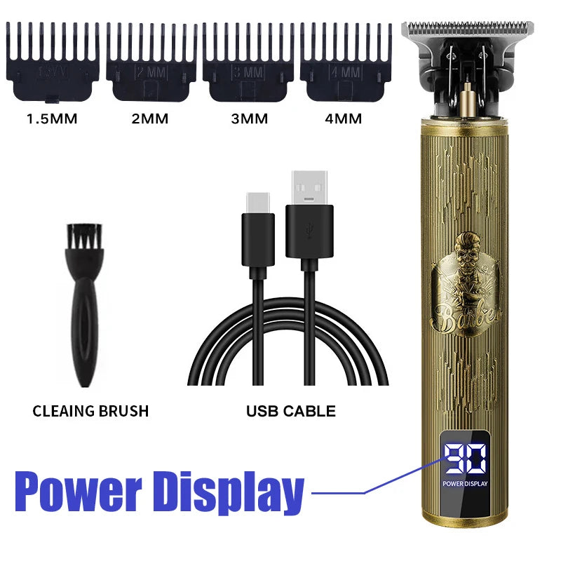 Electric Trimmer Hair Clipper for Men Cutting Machine Shaving Haircut Beard Trimmer Barber Cutter Mower Men's Electric Shaver
