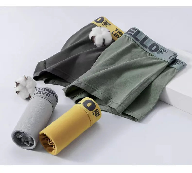 1-5PCS Men's underwear Breathable and comfortable quick drying elastic boxing shorts Men's underwear boxers