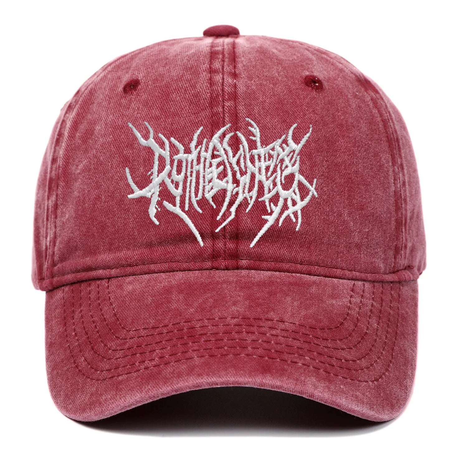 Fashion Washed Baseball Caps for Men Women Goth Rock Embroidered Casual Cap Outdoor Streetwear Hats Snapback Dad Hat Hip Hop Cap