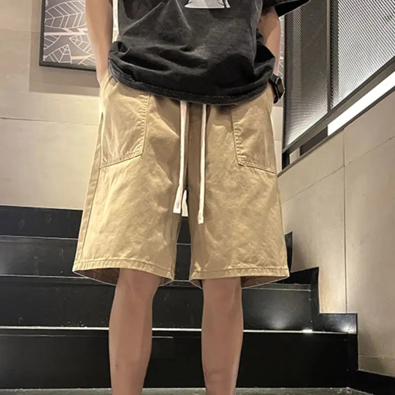 Shorts for Boys in Summer Thin Sports Loose Summer Casual Mid-sized Pants for Youth 2025 Five-point Pants Basketball Pants