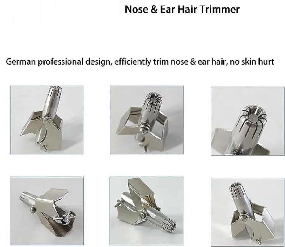 Ear and Nose Hair Trimmer Clipper Painless Hair Trimmer for Men Women Manual Trimmer with Waterproof Hand wash Easy Cleansing