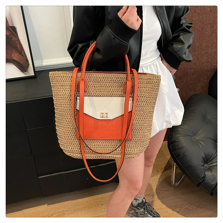 2025 New Luxury Design Handbag for Women, A Woven Single-shoulder Women's Crossbody Tote Bag with A Sense of Sophistication