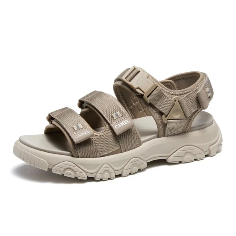 GOLDEN CAMEL Outdoor Men's Sandals for Men 2023 Summer New Lightweight Slippers Comfortable Casual Beach Shoes for Men Fashion