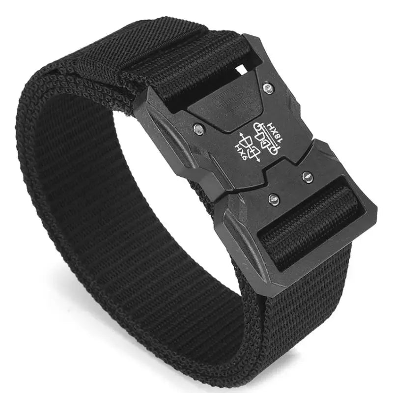 MEN'S Tactical Belts With Automatic Buckle Men's Canvas Belts Premium Pants Belts Sports Belts Nylon Belts