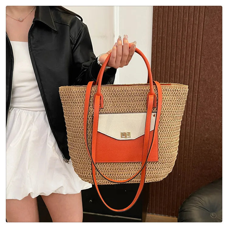 2025 New Luxury Design Handbag for Women, A Woven Single-shoulder Women's Crossbody Tote Bag with A Sense of Sophistication
