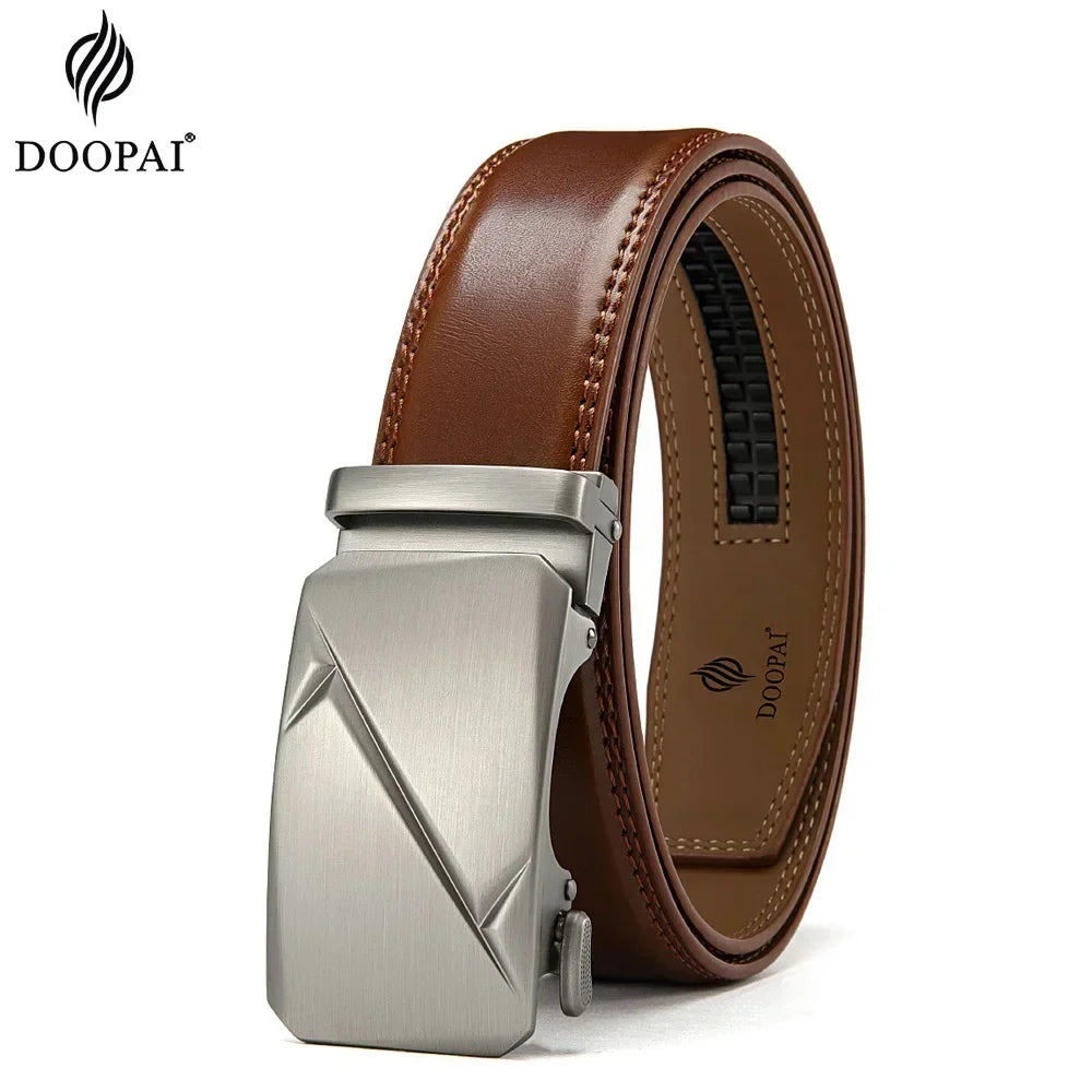 Men's Automatic Buckle Men Belts Luxury Brand Belts For Men Leather Strap Casual Business For Men's Gifts Winter