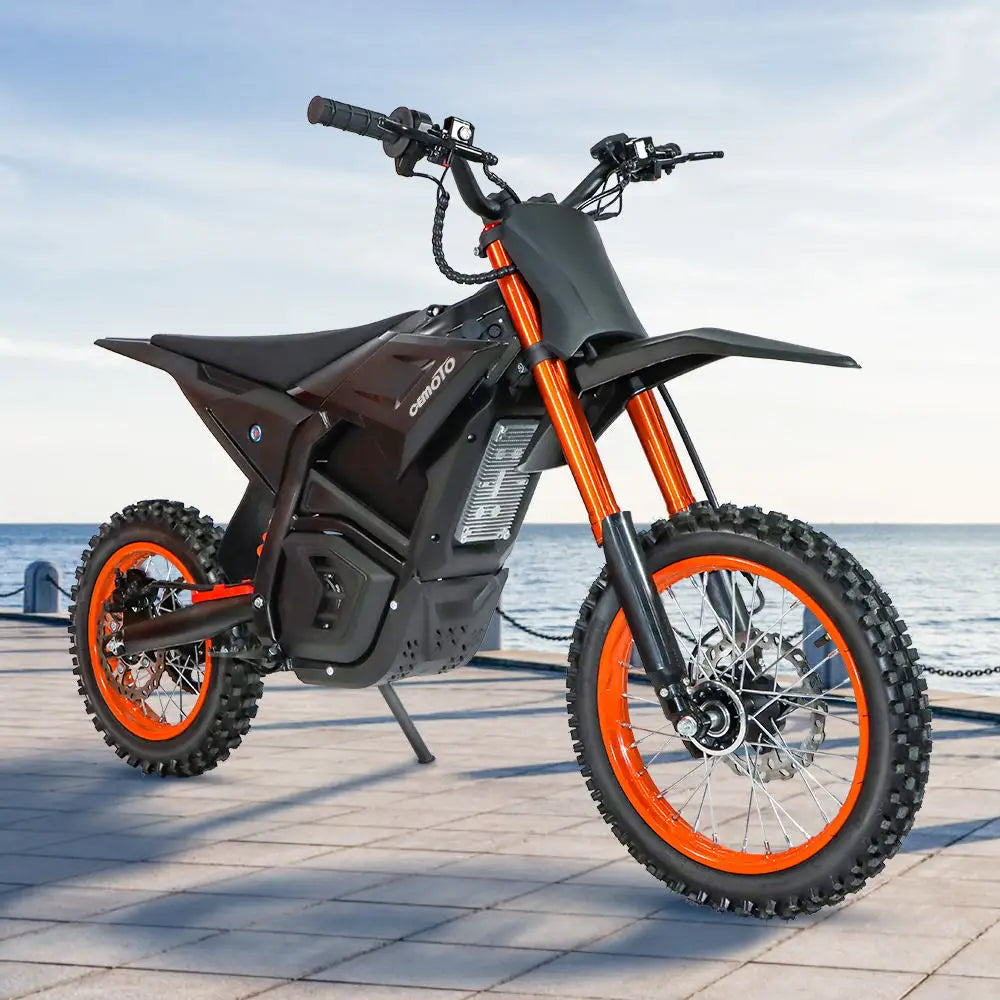 Electric Dirt Bike 3000W 14 mountion ebike Hydraulic Brakes Off-Road Ebike 48V Battery for Age 13+