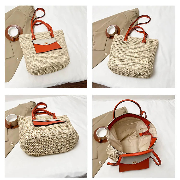 2025 New Luxury Design Handbag for Women, A Woven Single-shoulder Women's Crossbody Tote Bag with A Sense of Sophistication
