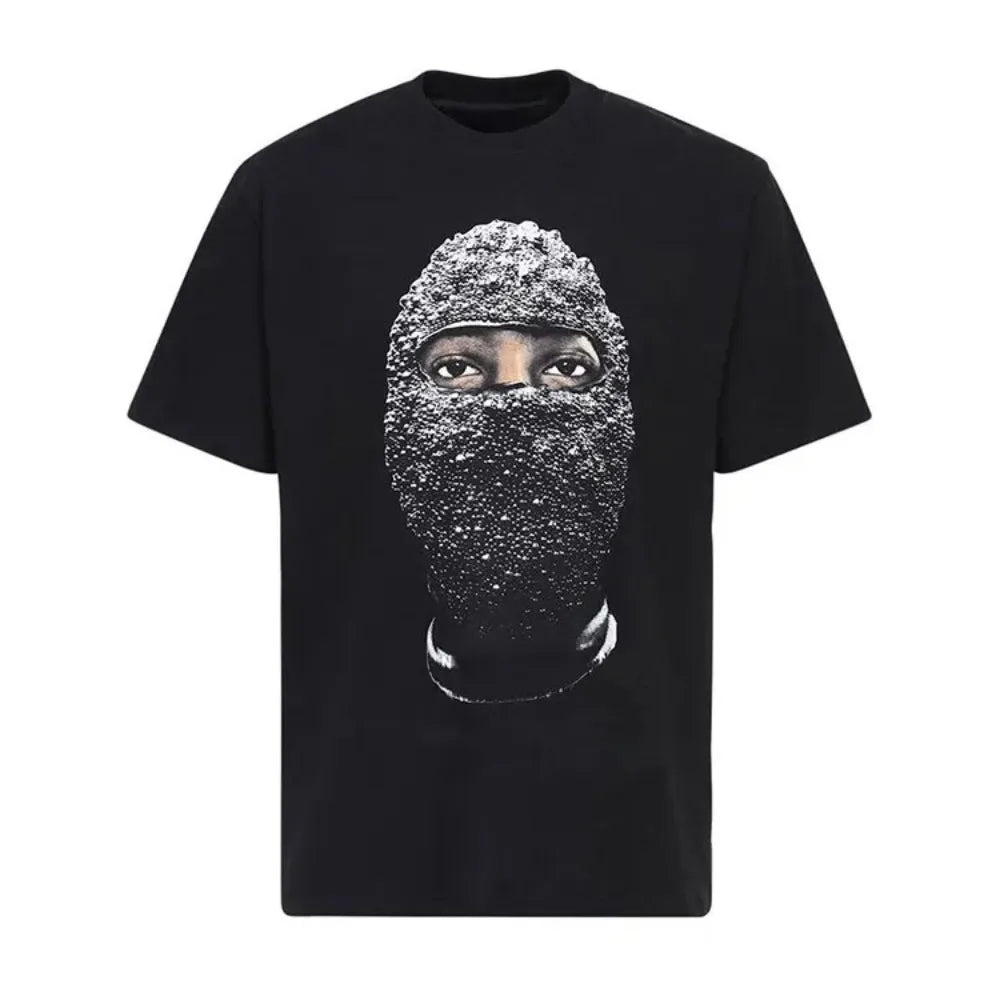 2025 Brand Designer Mens T-Shirts IH NOM UH NIT Letter Masked Men Printed Casual Short Sleeve Men Women 100% Cotton