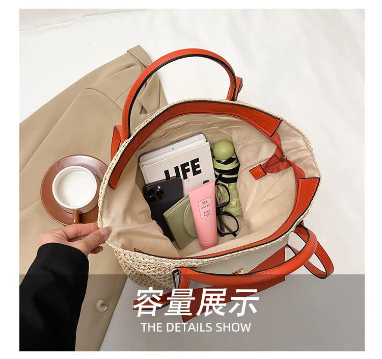 2025 New Luxury Design Handbag for Women, A Woven Single-shoulder Women's Crossbody Tote Bag with A Sense of Sophistication