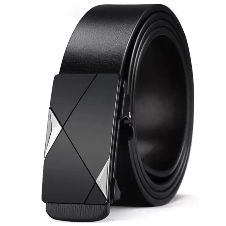 Stylish Men's PU Leather Belt - Fashion Belts for Daily Life, Leisure, Party, Festival, Work, and Business Automatic Buckle