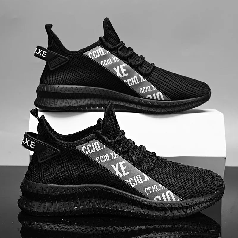 Shoes For Men Breathable Mesh Sneakers White Fashion Gym Casual Lightweight Walking Shoes Couple Plus Size Footwear