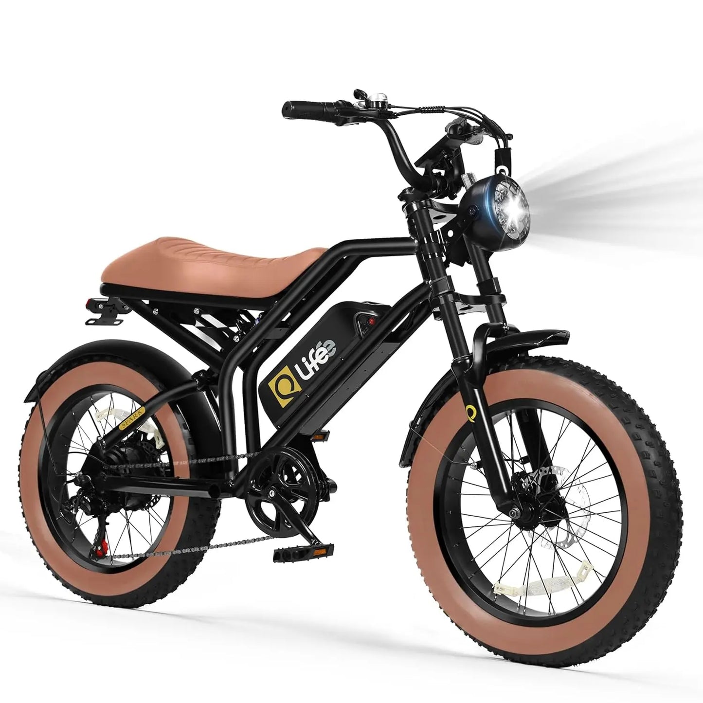 Electric Bike for Adults/Teens Spark-1500W Peak Motor 20" Fat Tires 28MPH(Unlock to 35MPH) Dirt Bike, 624-1248Wh, Customized