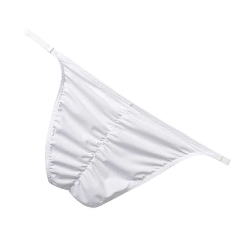 Sexy Underwear Men Bikini Briefs Cuecas Wrinkle U Pouch Men's Breathable Panties Slip Hombre Lingerie Erotic Underpants