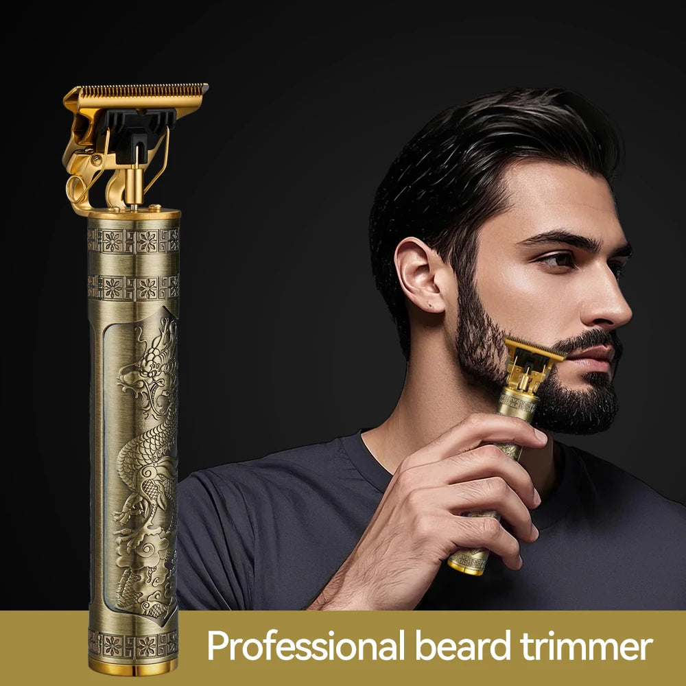 Professional men's electric hair clippers and razors with USB charging