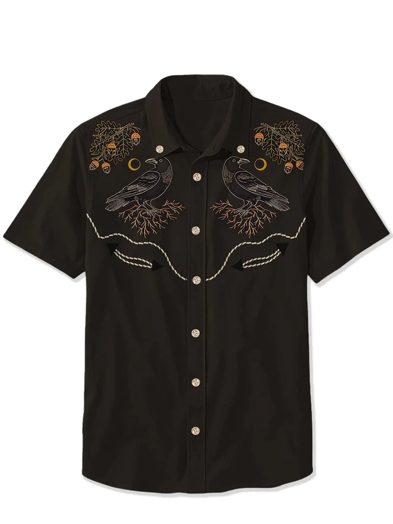 Men's Shirts Summer Casual Fashion Short Sleeved Shirts Mens Hawaiian Shirts Casual Clothing Camisas De Hombre Elegantes De Lujo