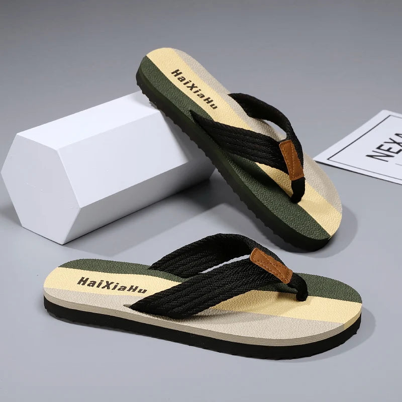 Men Slippers Summer High Quality Flip Flop Men Beach Shoes Fashion Outdoor Flip Flops Casual Breathable Slippers for Men Sandals
