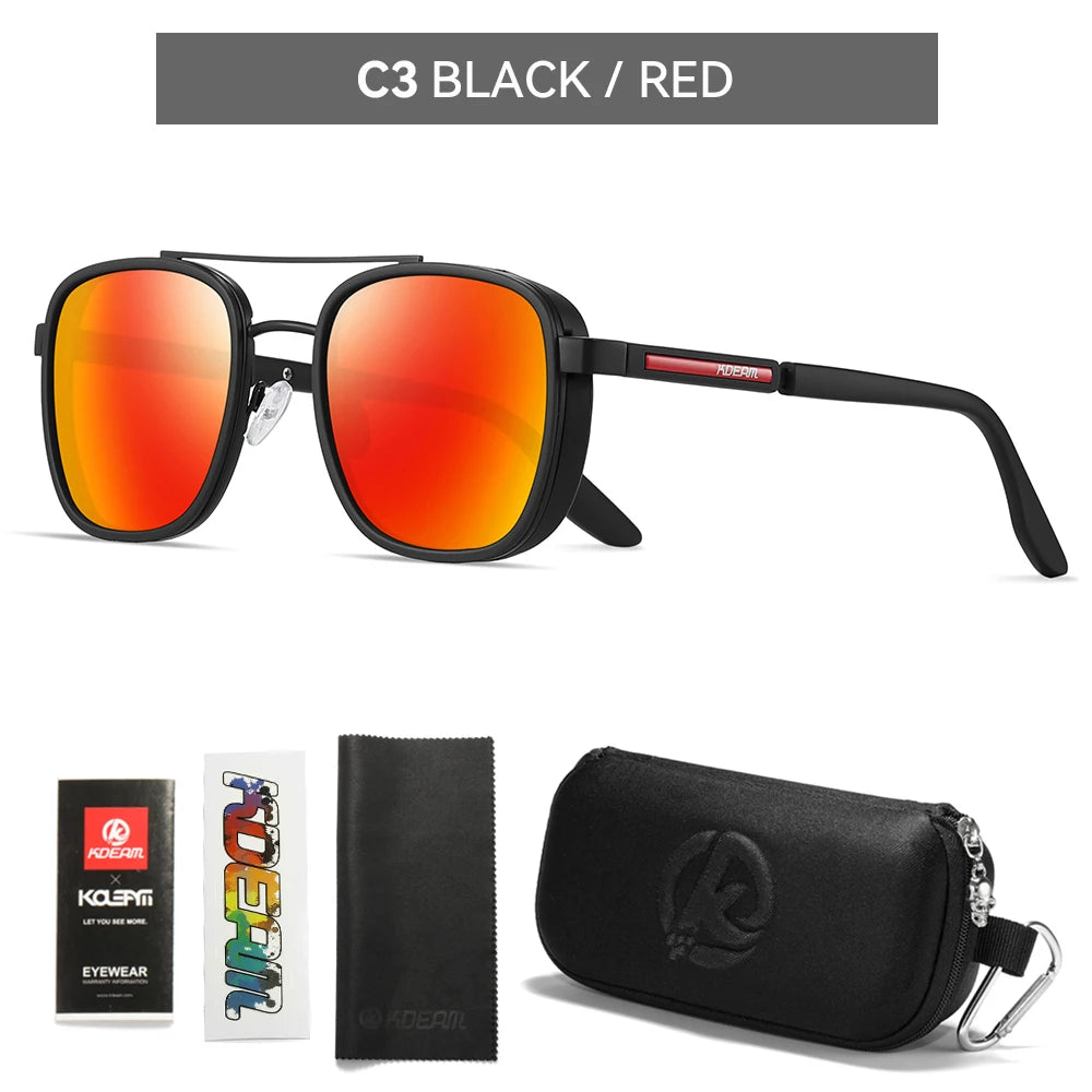 KDEAM Full-Rim Polarized Sunglasses For Men Crafted From High-Quality TR90 Sunglasses Fishing And Driving