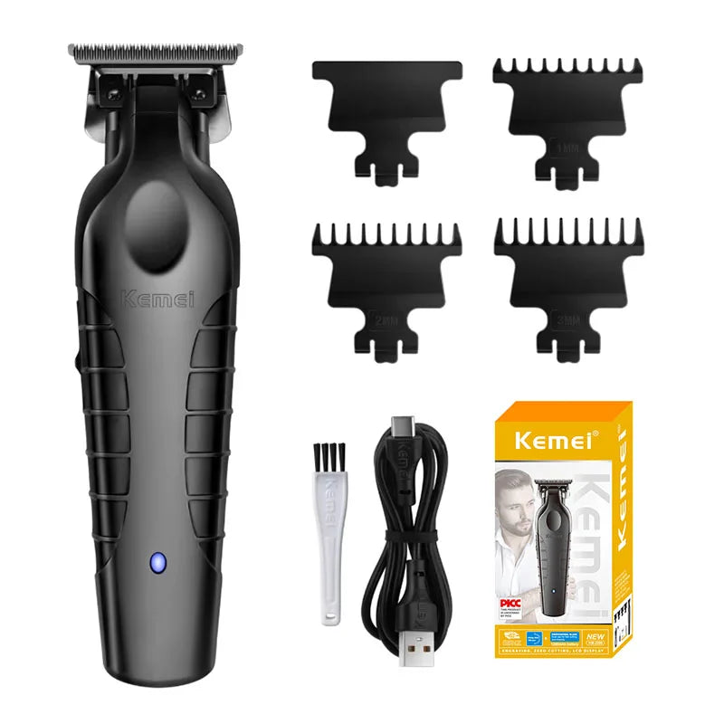 Kemei 2299 Electric Hair Clippers Man Professional Cordless Hair Trimmer Beard Shaper Tools Rechargeable Haircut Machine Carving