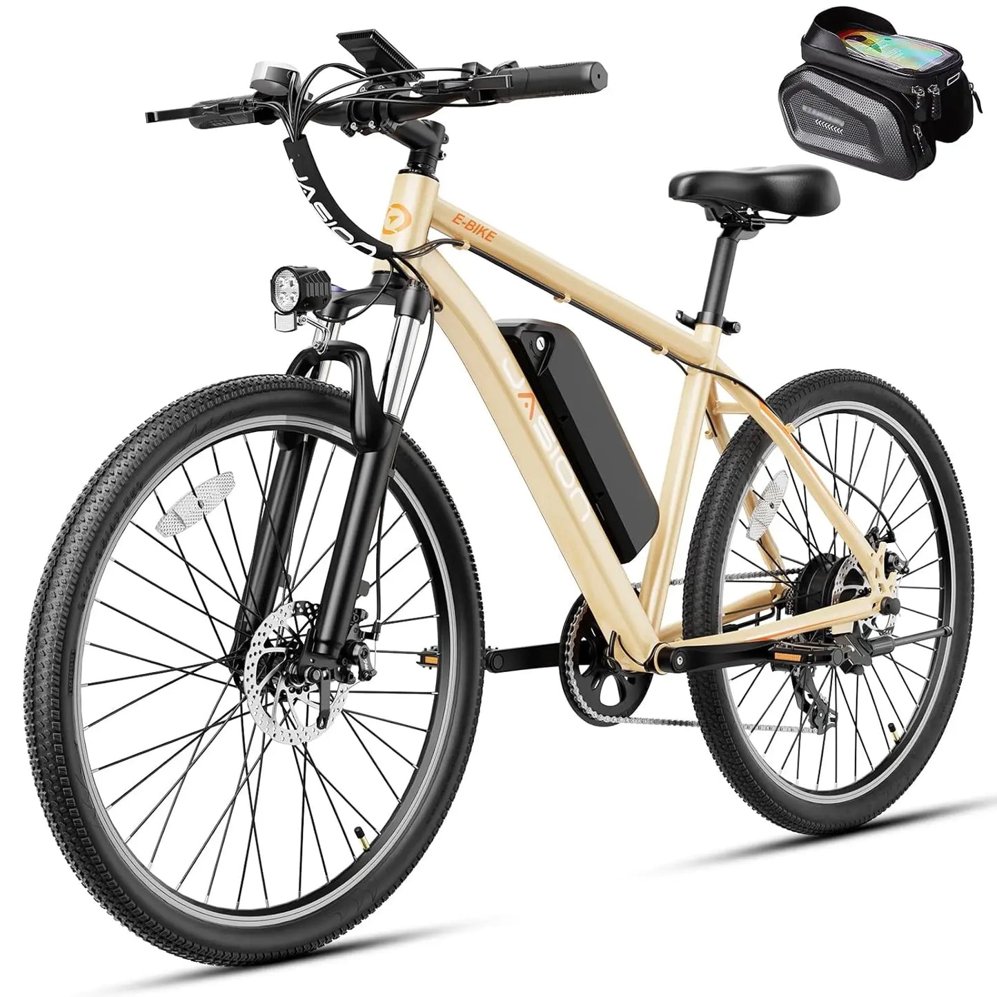1000W Peak Motor Electric Mountain Bike Removable Battery 7-Speed Front Fork Suspension 40Miles Commuting Custom