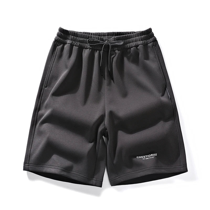 Men's Shorts Streetwear Trend Casual Loose Sporty Knees Length Shorts 2025 Summer New Fashion Stereoscopic Printed Cotton Shorts