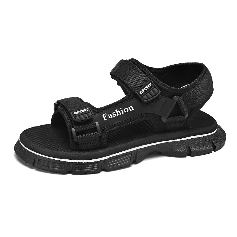 Sandals for Men 2025 New Summer Outer Wear Non-Slip Wear-Resistant Beach Shoes Men's Outdoor Leisure Sports Roman Shoes