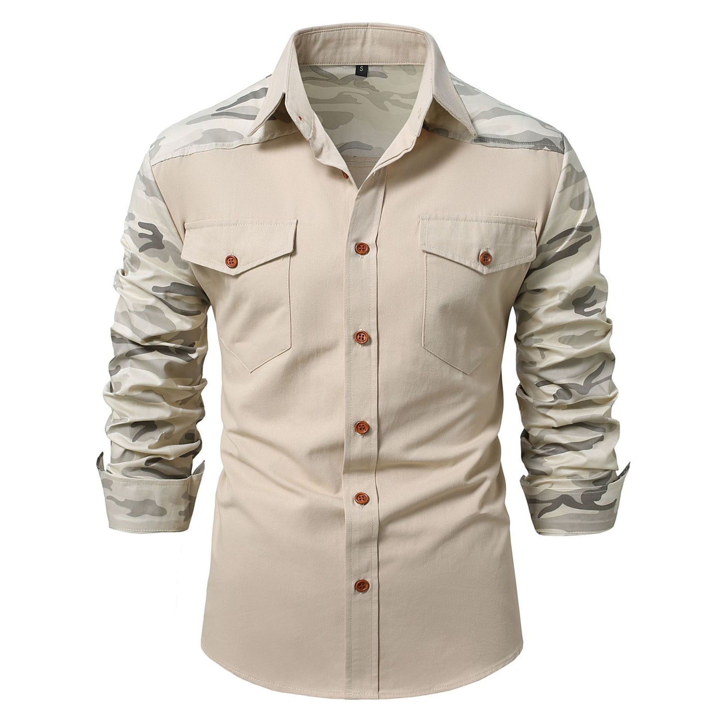 New Men's Army Outdoor Camouflage Long Sleeve Shirt